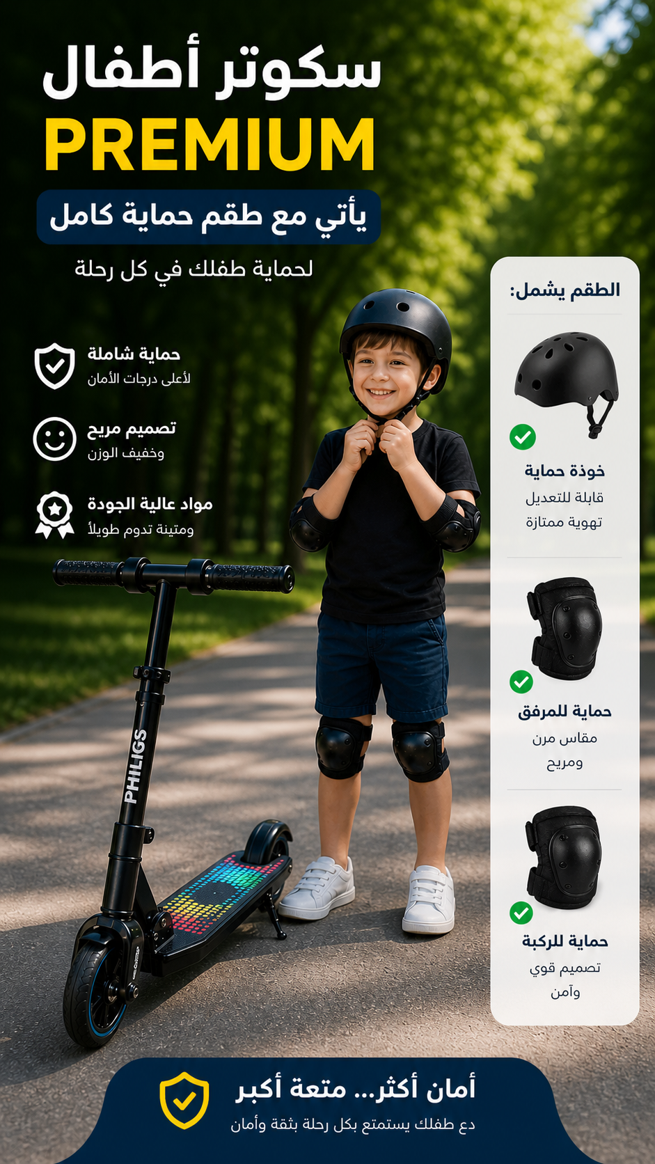 Premium سكوتر كهربائي للأطفال